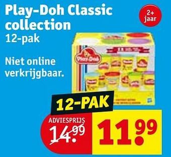 Kruidvat Play-doh classic collection aanbieding