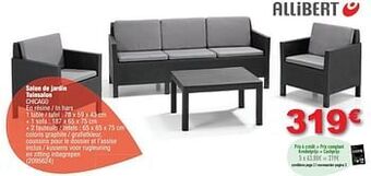 Cora Salon de jardin tuinsalon chicago aanbieding