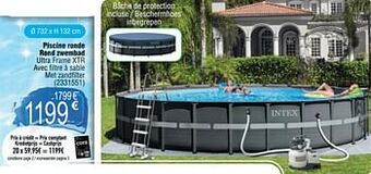 Cora Piscine ronde rond zwembad ultra frame xtr aanbieding