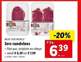 Lidl Meat our world Iers rundvlees aanbieding