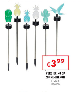 Trafic Versiering op zonne-energie aanbieding