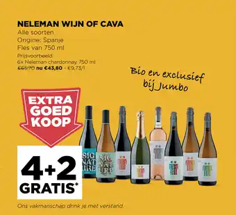Neleman wijn of cava 750 ml