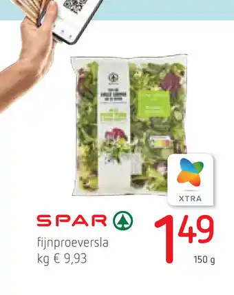 Spar Spar Fijnproeversla 150 G aanbieding