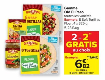Carrefour Market Gamme Old El Paso aanbieding