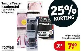 Kruidvat Scalp brush zwart aanbieding