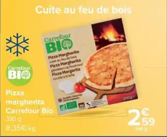 Carrefour Market Pizza margherita Carrefour Bio aanbieding