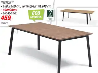 Hubo Garden Plus "Nice" 188 x 100 cm aanbieding