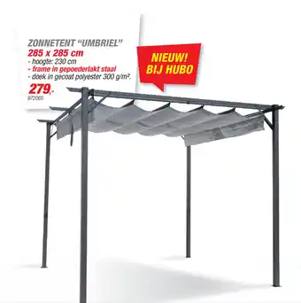 Hubo Garden Plus Zonnetent "Umbriel" 285 x 285 cm aanbieding