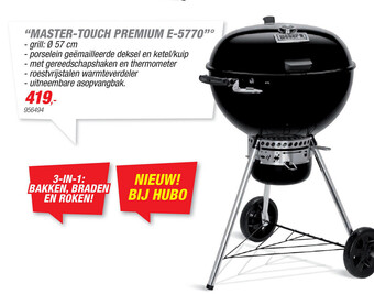 Hubo Weber "Master-Touch Premium E-5770" 57 cm aanbieding