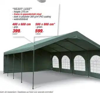 Hubo Garden Plus "Heavy Luxe" 400 x 600 cm aanbieding