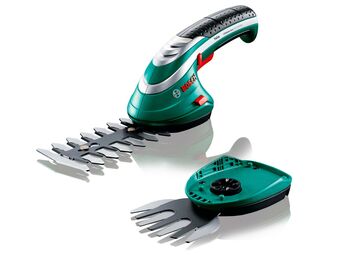 Hubo Bosch ISIO Gen III accu gras- en heggenschaar 3,6V Li-Ion 12cm aanbieding