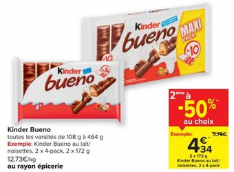 Carrefour Market Kinder Bueno aanbieding