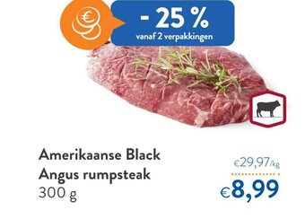 OKay Amerikaanse black angus rumpsteak 300 G aanbieding