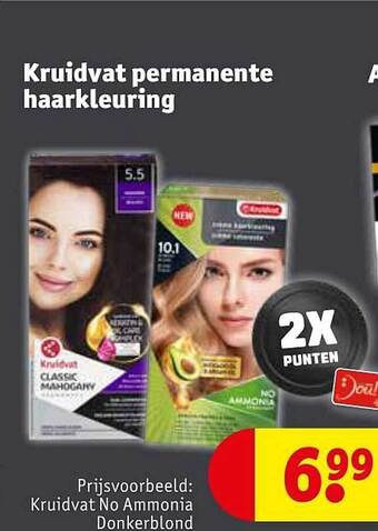Kruidvat Kruidvat Permanente Haarkleuring aanbieding