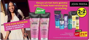 Kruidvat John Frieda aanbieding