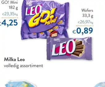 OKay Milka leo Wafers 33,3 G aanbieding