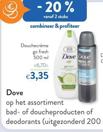 OKay Dove Douchecreme go fresh 500 ml aanbieding
