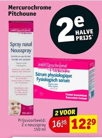 Kruidvat Mercurochrome Pitchoune aanbieding