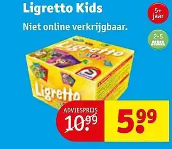Kruidvat Ligretto Kids aanbieding