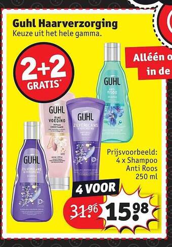 Kruidvat Guhl Haarverzorging aanbieding