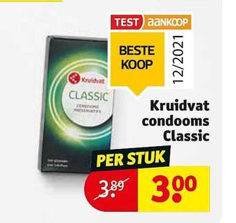 Kruidvat Kruidvat Condooms Classic aanbieding