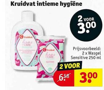 Kruidvat Kruidvat Intieme Hygiene aanbieding