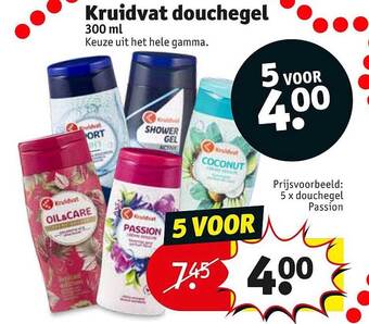 Kruidvat Kruidvat Douchegel aanbieding
