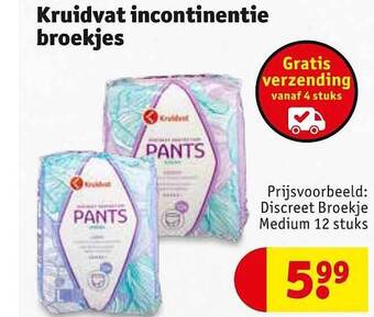 Kruidvat Kruidvat Incontinentie Broekjes aanbieding