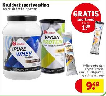 Kruidvat Kruidvat Sportvoeding aanbieding