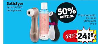 Kruidvat Satisfyer aanbieding