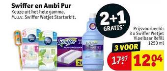 Kruidvat Swiffer En Ambi Pur aanbieding