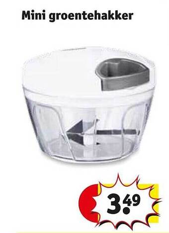 Kruidvat Mini Groentehakker aanbieding