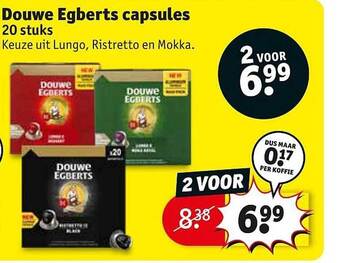 Kruidvat Douwe Egberts Capsules aanbieding