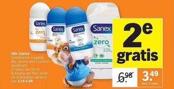 Albert Heijn Alle Sanex aanbieding