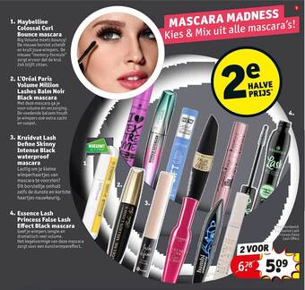 Kruidvat Mascara aanbieding