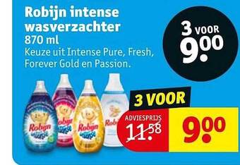 Kruidvat Robijn Intense Wasverzachter aanbieding