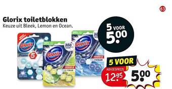 Kruidvat Glorix Toiletblokken aanbieding