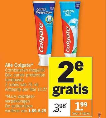 Albert Heijn Alle Colgate aanbieding