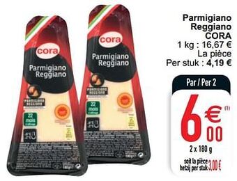 Cora Parmigiano reggiano cora aanbieding