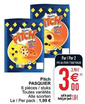 Cora Pitch pasquier aanbieding