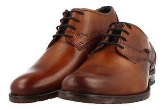 Berca Shoes Bugatti Veterschoen Heren - Cognac aanbieding