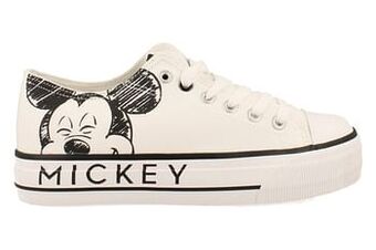 Berca Shoes Minnie Mouse Sneaker Laag Dames/meisjes - Wit aanbieding