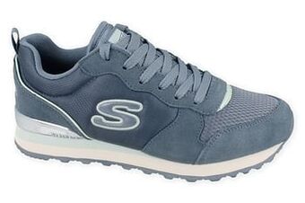 Skechers Sneaker Laag Dames Step N Fly Air-Cooled Memory Foam - Blauw
