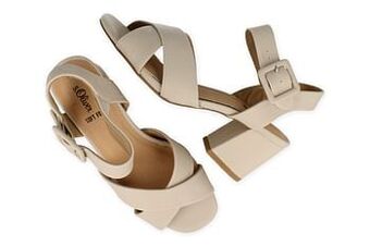 Berca Shoes S. Oliver Sandaal Dames - Beige aanbieding