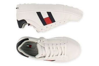 Berca Shoes Tommy Hilfiger Sneaker Laag Met Functionele Rits Maat 30/41 - Wit aanbieding