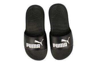 Puma Slipper Jongens Maat 37/39 Popcat Jr - Zwart