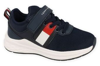 Berca Shoes Tommy Hilfiger Velcroschoen Jongens 26/34 Memory Foam Binnenzool - Blauw aanbieding
