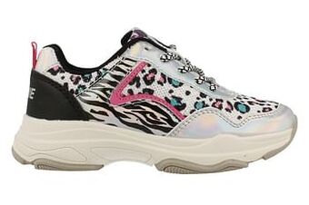 Berca Shoes Disney Sneaker Laag Meisjes Maat 28/34 Minnie Mouse Chunky - Zilver aanbieding