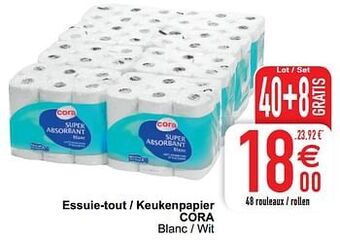 Cora Essuie-tout - keukenpapier cora aanbieding