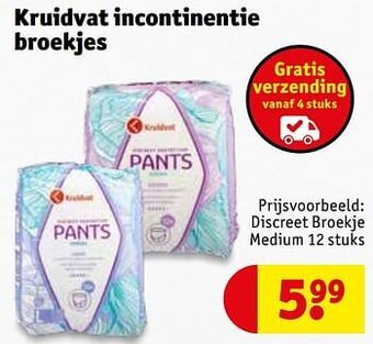 Kruidvat Discreet broekje medium aanbieding